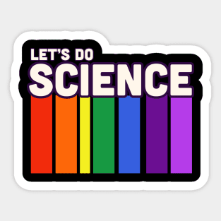 Let's Do Science (Retro) Sticker